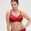 Caresse Full Cup Control Bra - Tango Red