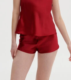 Dream Silk Night Short - Tango Red