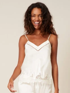 Nocturne Silk Camisole - Natural -SIMONE PERELE Sales 17F900 17F660 030 FRONT 0 1302efe5 bb27 48bb 831e ba417e519a67