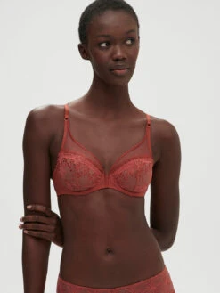 Singuliere Full Cup Plunge Bra - Sienna