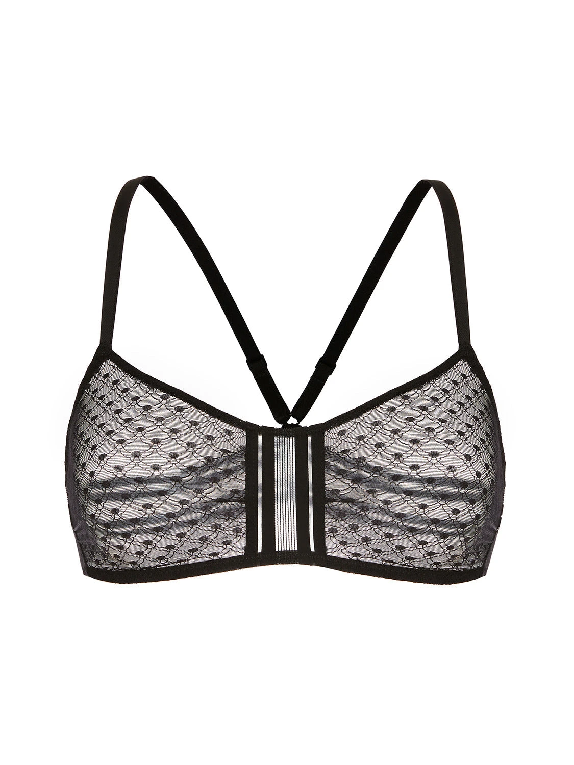 Iris Soft Cup Triangle Bra - Black 4 Iris Soft Cup Triangle Bra - Black - Image 2