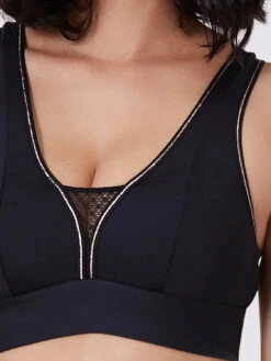 Harmony Wire Free Sports Bra - Black -SIMONE PERELE Sales 1SA261 Harmony Crop Black.04 f3d374e0 b332 4f59 bf60 2102f6e36e0f