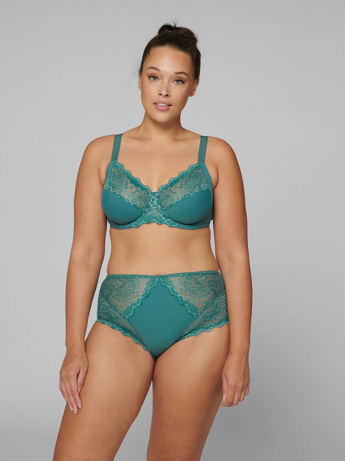 Caresse Full Cup Control Bra - Boreal Green 6 Caresse Full Cup Control Bra - Boreal Green - Image 4