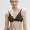 Karma Soft Cup Triangle Bra - Black
