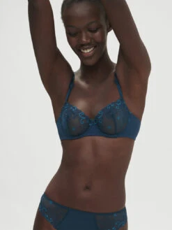 Delice Half Cup Bra - Prestige Blue