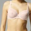 Reve Square Neck Full Cup Bra - Sakura Pink