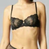 Reve Half Cup Bra - Black -SIMONE PERELE Sales 1 12Z330 015 3 f3a6d986 e2fd 47de bba9 49697c031d66