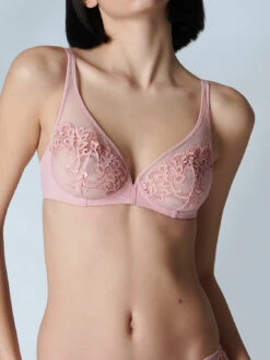 Saga Full Cup Plunge Bra - Verona Pink