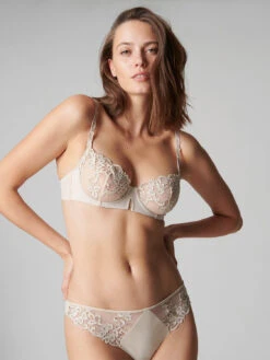 Saga Half Cup Bra - Beige Topaze