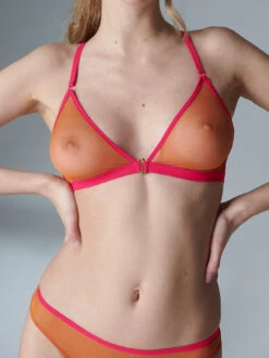 Rosalie Soft Cup Triangle Bra - Jaipur Amber