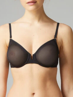 Rosalie Moulded Bra - Black