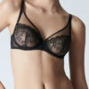 Singuliere Full Cup Plunge Bra - Black -SIMONE PERELE Sales 1 1A2319 015 3 9db1aae1 067b 4752 9fc6 18da51c37dc8