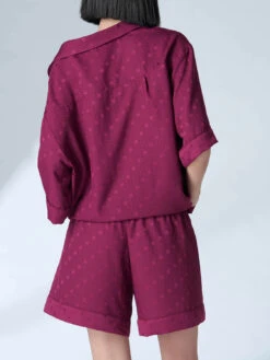 Caprice Short Sleeve Night Shirt - Syrah -SIMONE PERELE Sales 1 1A7957 305 4 8626fb04 8564 4d1a 82da 56d85f598e9a