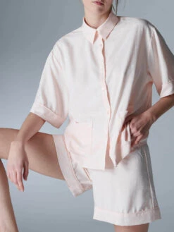 Caprice Short Sleeve Night Shirt - Baby Pink -SIMONE PERELE Sales 1 1A7957 312 1 ab935b4d 07be 4ecc 9172 73424ab44ec1