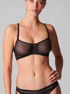 Iris Soft Cup Triangle Bra - Black