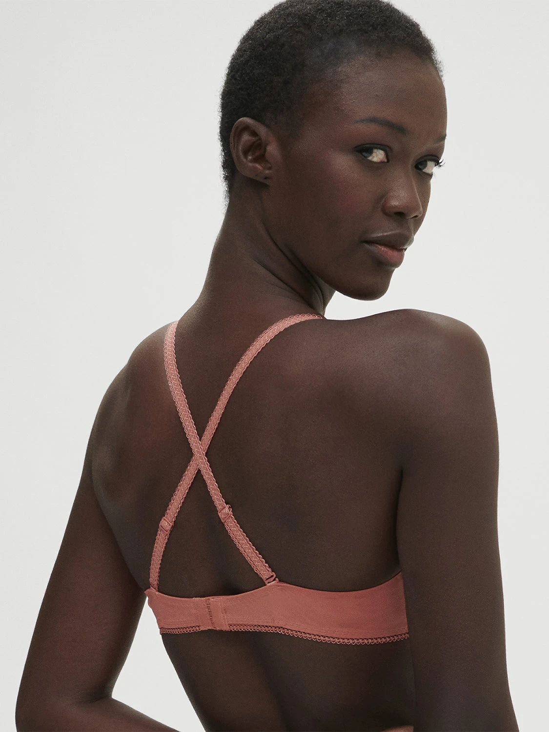 Amazone Half Cup Bra - Texas Pink 10 Amazone Half Cup Bra - Texas Pink - Image 8