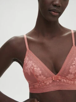Heloise Soft Cup Triangle Bra - Texas Pink -SIMONE PERELE Sales 1 1C6250 457 10 55e8a127 6460 465b aa10 cc23500d51ec