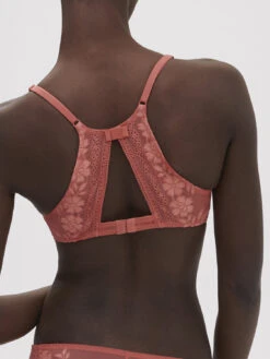 Heloise Wired Triangle Bra - Texas Pink -SIMONE PERELE Sales 1 1C6350 457 2 26f3a339 3e38 4d7b 8457 c640818584dc