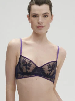 Adele Half Cup Bra - Midnight