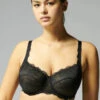 Reve Square Neck Full Cup Bra - Black -SIMONE PERELE Sales 2 12Z313 015 3 3ee03300 e39c 482b b847 e8ffeac8a947
