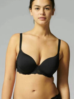 Reve 3D Plunge Controur Bra - Black