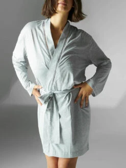 Brume Kimono Robe - Mineral Grey -SIMONE PERELE Sales 2 19S940 841 1 0f72ba66 f08d 427e 9690 8a89eb6d8515