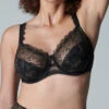 Singuliere Full Cup Control Bra - Black